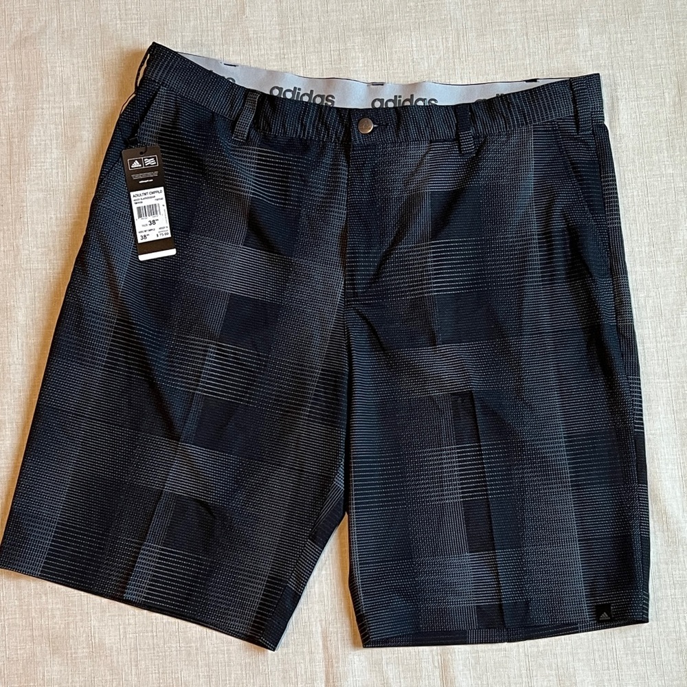 Adidas Golf Men’s Plaid Shorts Size 38